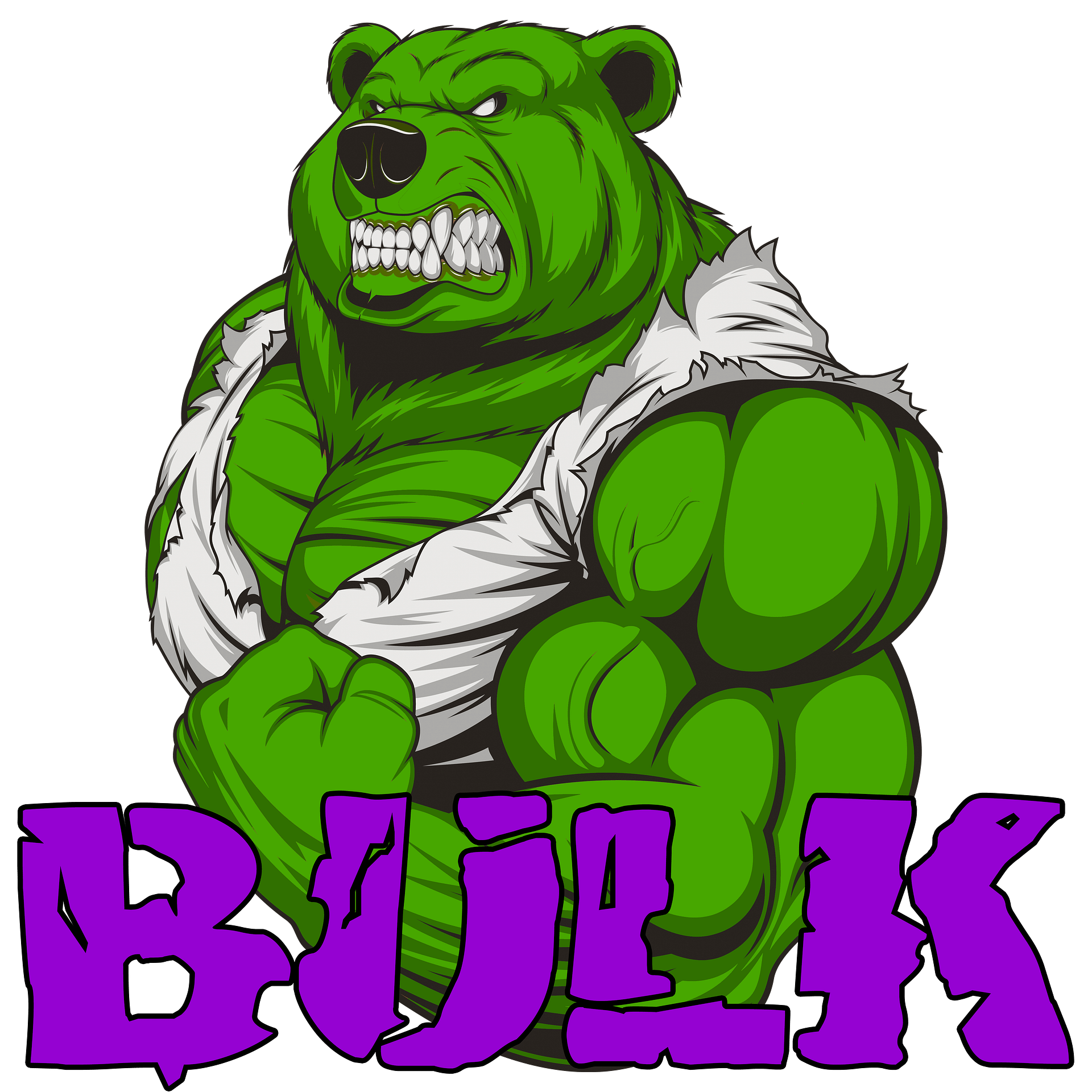 Bear Hulk - Heavyweight T-shirt product image (5)