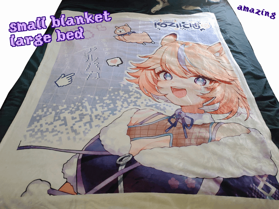 Kozii Alpaca VTuber Throw Blanket product image (8)