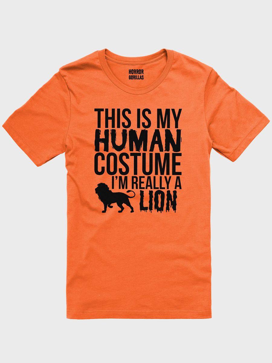 This Is My Human Costume I'm Really A Lion Funny Halloween T-Shirt product image (1)