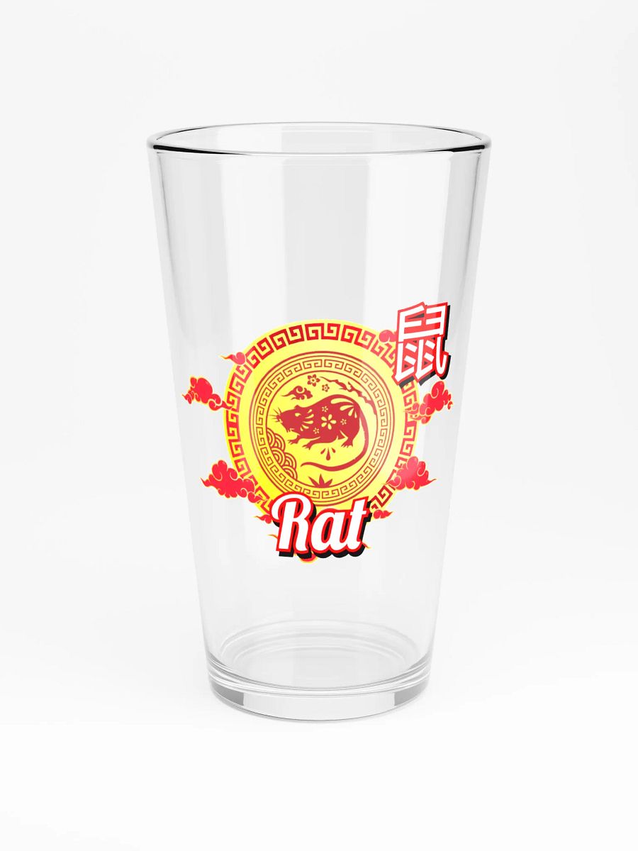 Rat - Chinese Zodiac Pint Shaker Glass product image (3)