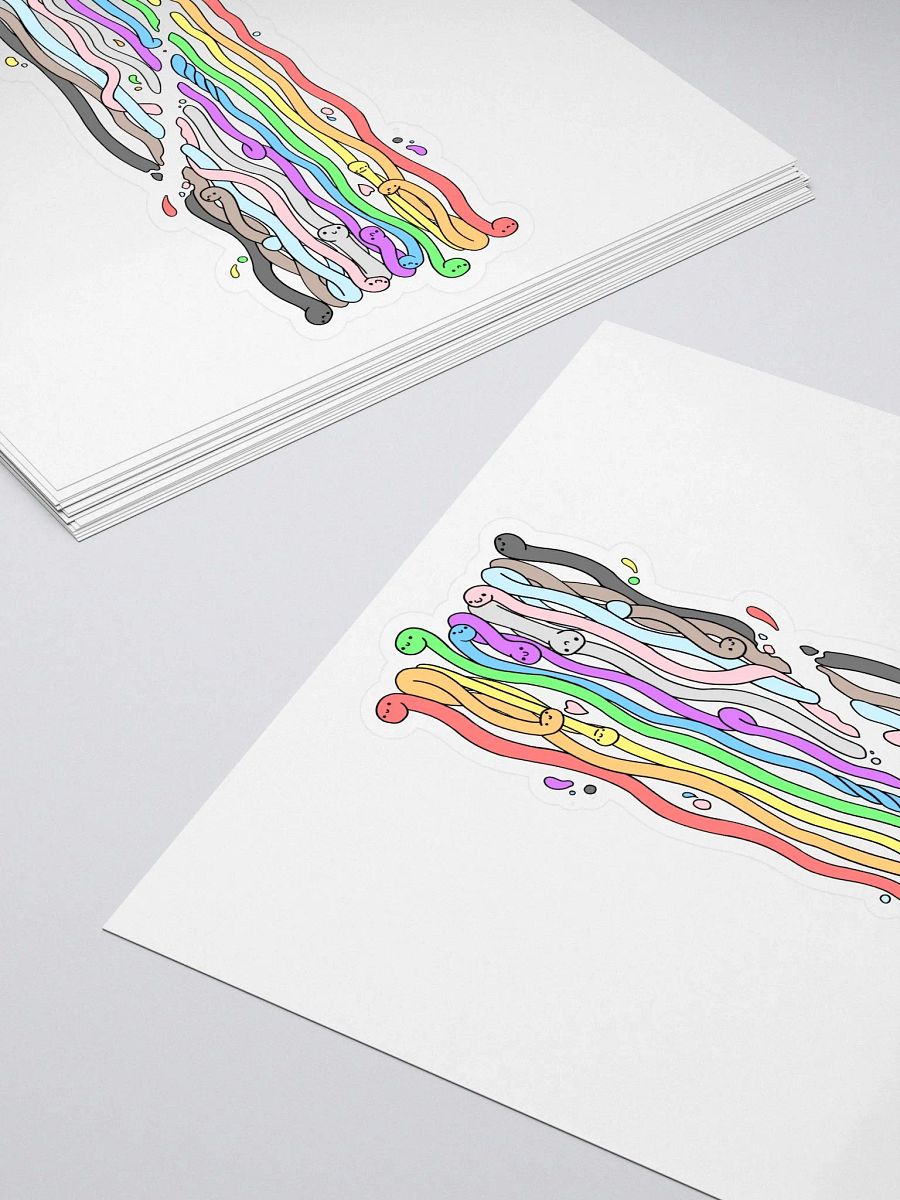 PRIDE WORM 2023 - Kiss Cut Sticker product image (4)