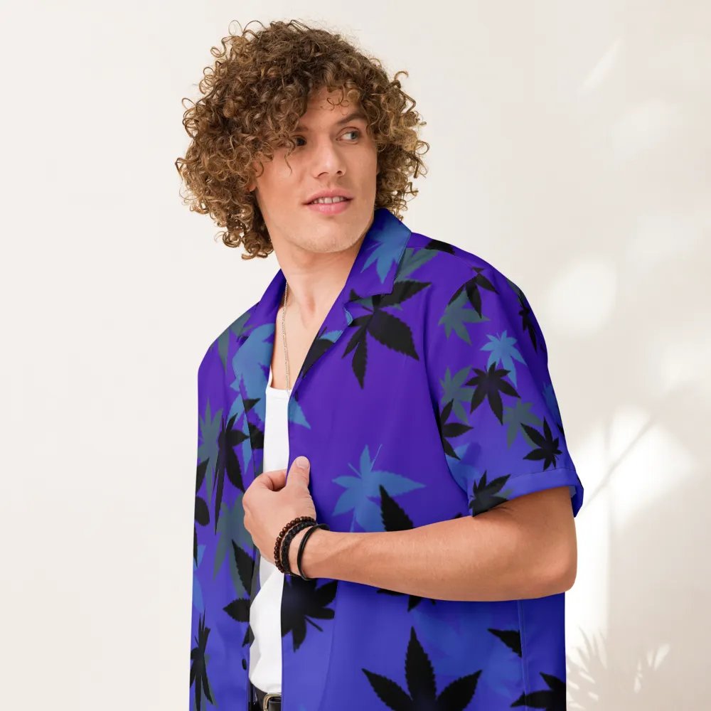 Button Up Leafy Purple product image (7)