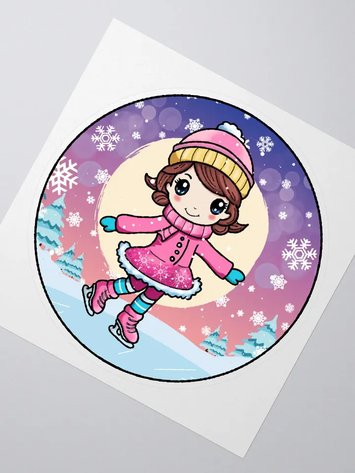 Kawaii Ice Princess Sticker product image (2)