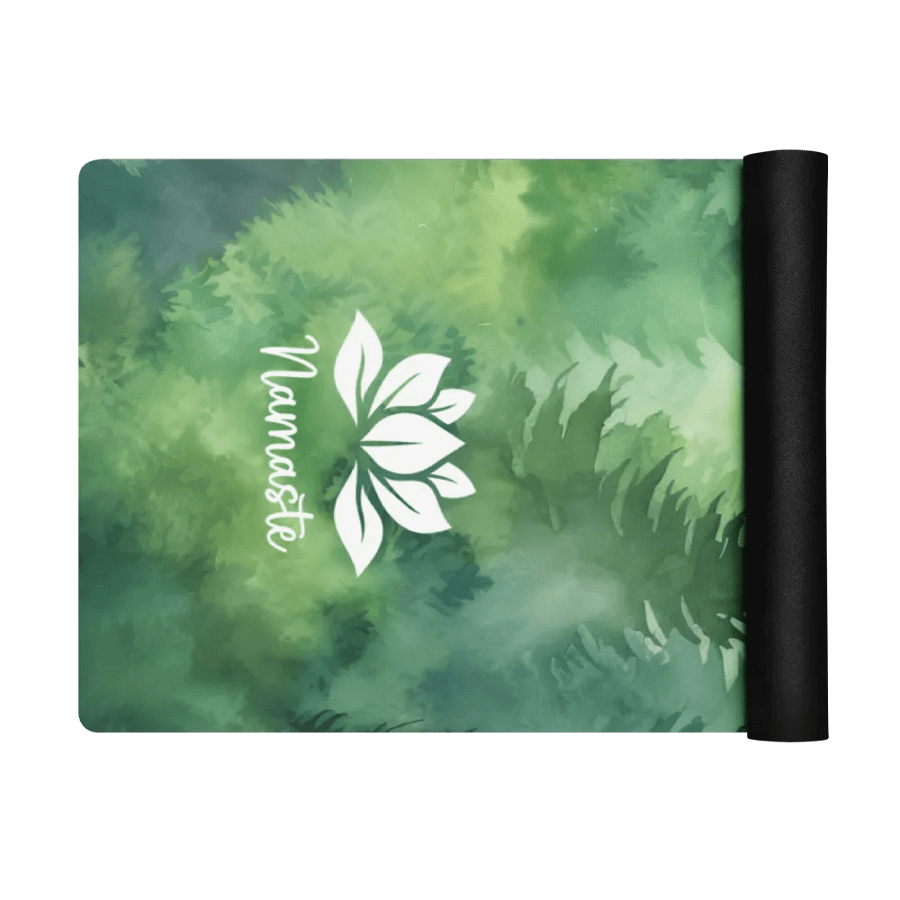 Lotus Namaste Green Forest Yoga Mat product image (1)