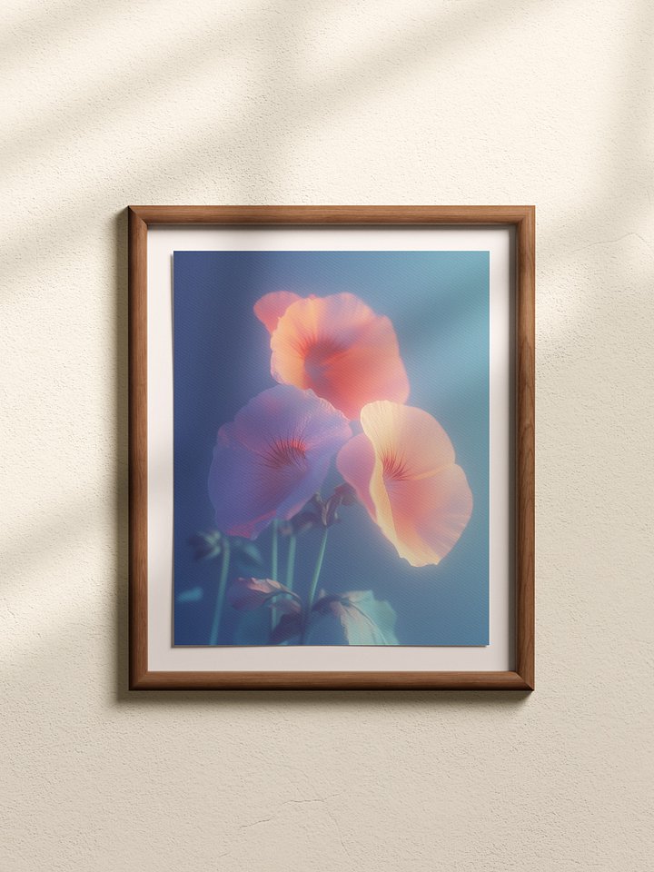 Dreamy Pastel Pansy Flower Print product image (1)