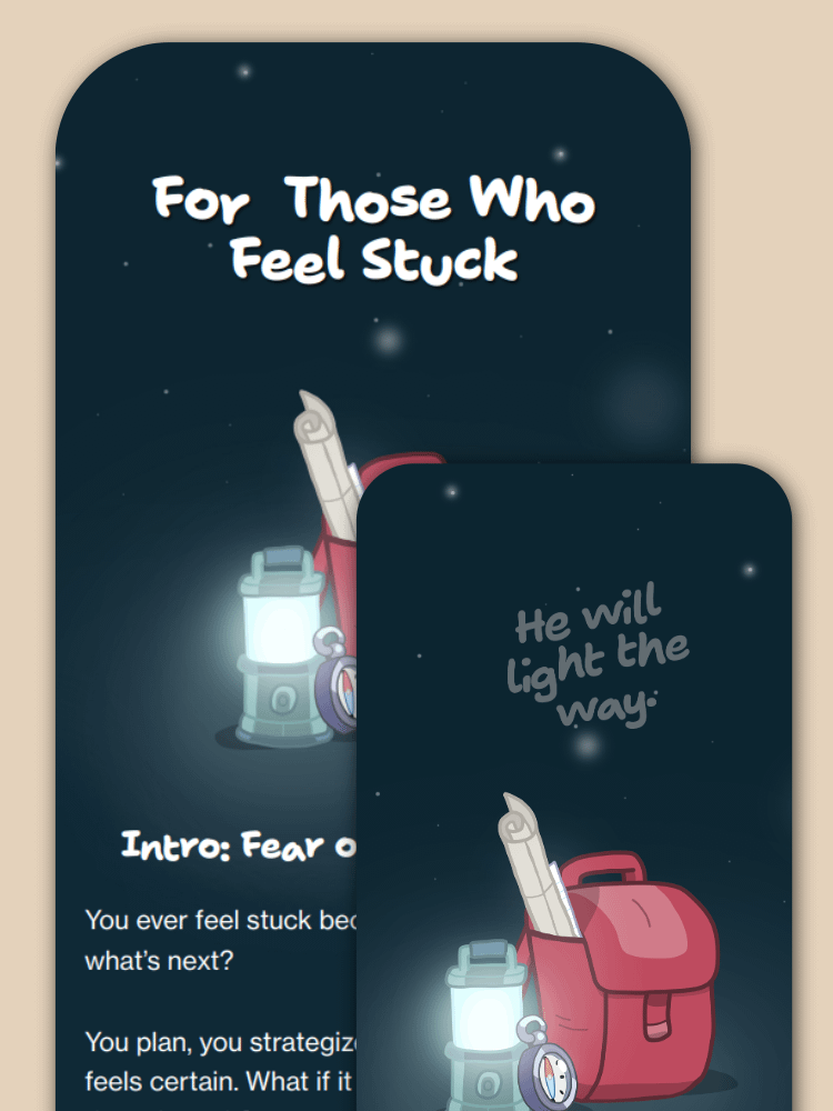 For Those Who Feel Stuck (Proverbs 3:5-6) product image (1)