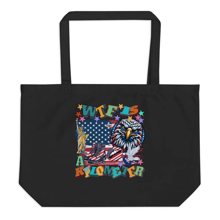 WTF Is A Kilometer Patriotic Pride Eco Tote product image (1)
