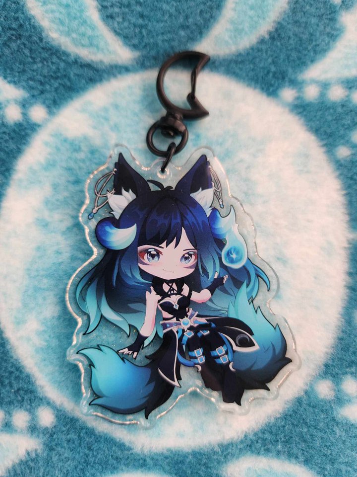 Moonvale Kitsune Keychain product image (2)