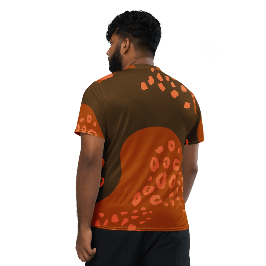 Orangey Orange All-Over Sports Jersey product image (3)