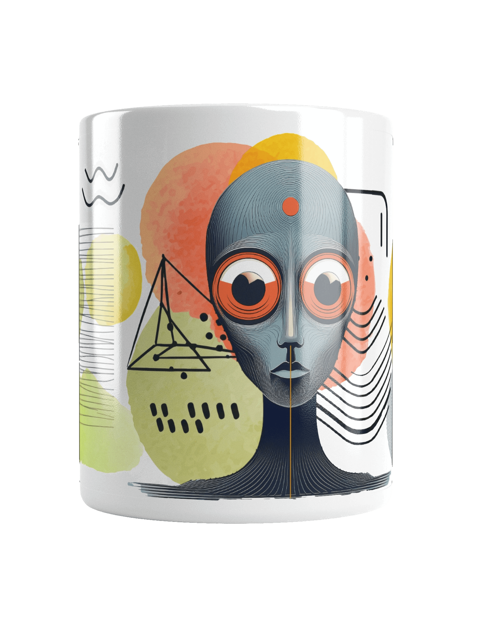 Abstract Art Coffee Mug: STARE INTO YOUR SOUL product image (1)