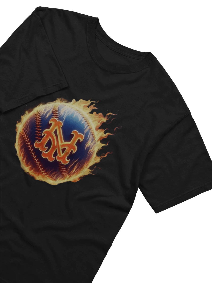 Flaming Baseball Logo Tee product image (12)