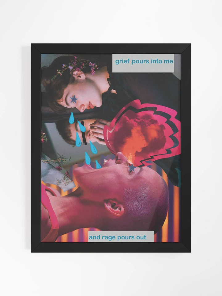Grief & Rage Framed Art Print product image (1)