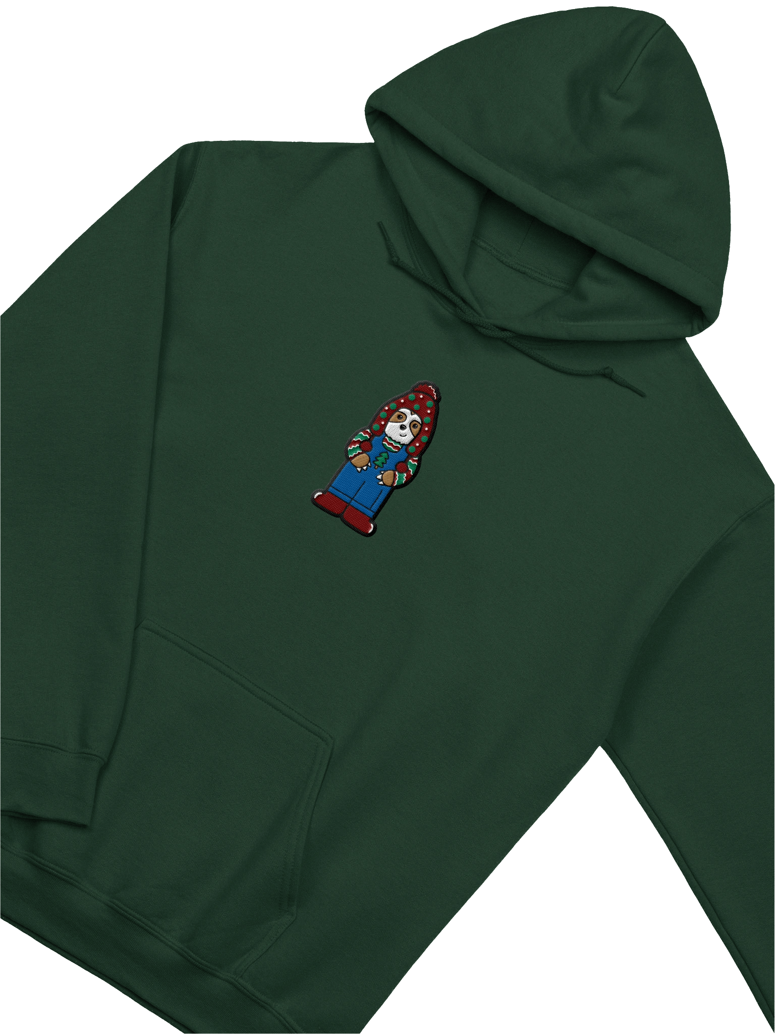 Winter Embroidered Sloth Hoodie product image (1)