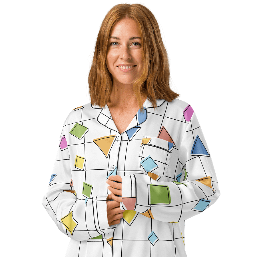 Geometric Harmony Women's Pajama Top product image (4)