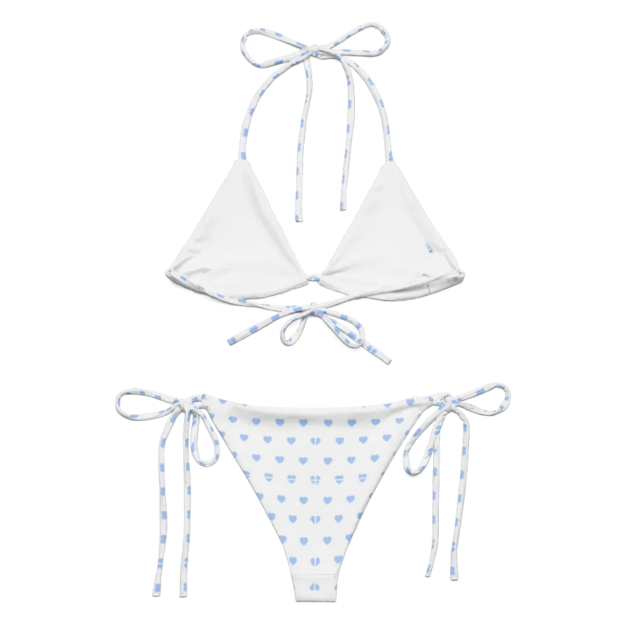 Pastel Heart Seamless Pattern String Bikini - v9 product image (5)