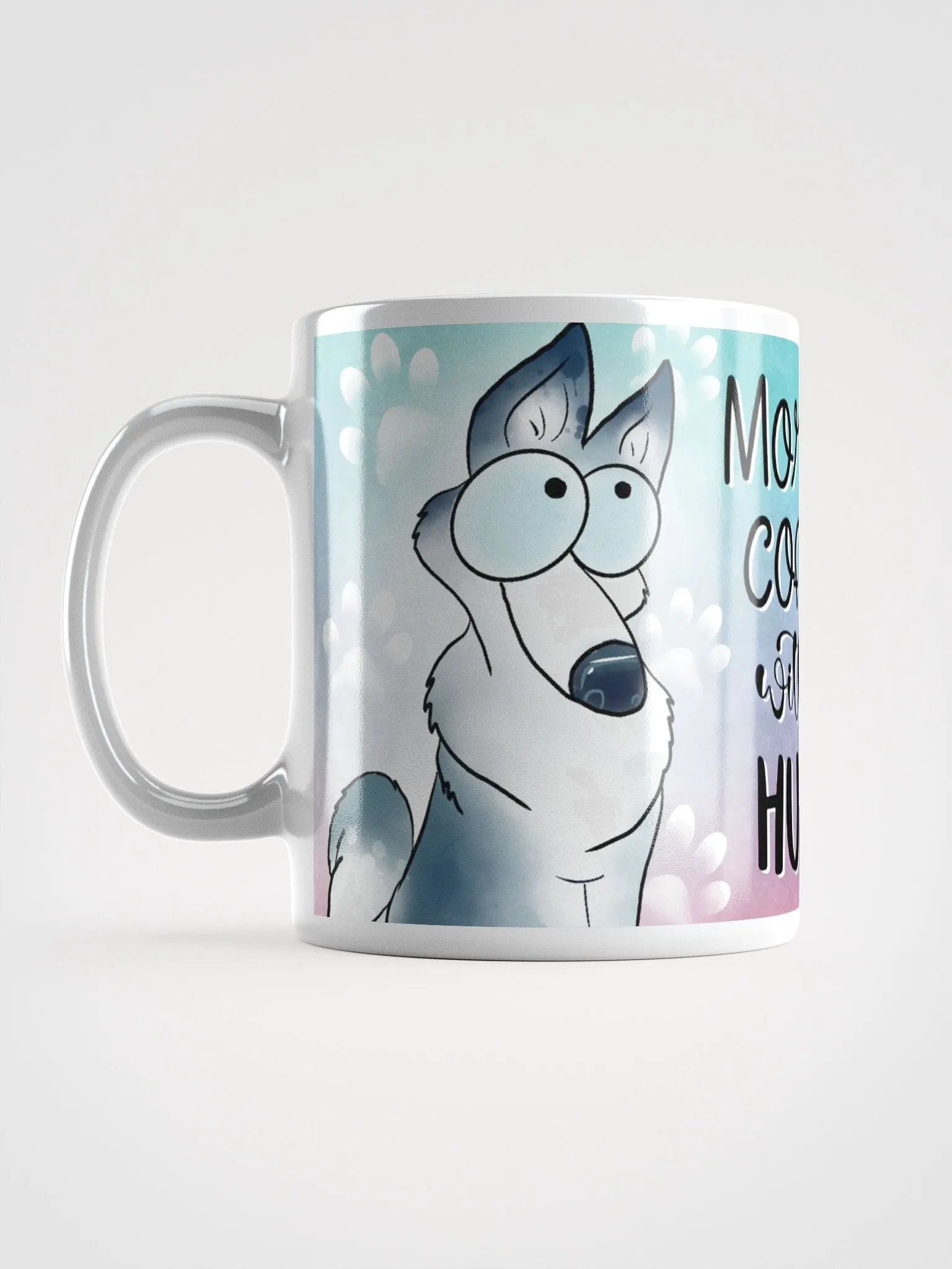 Morning Coffee with My Husky Mug product image (3)