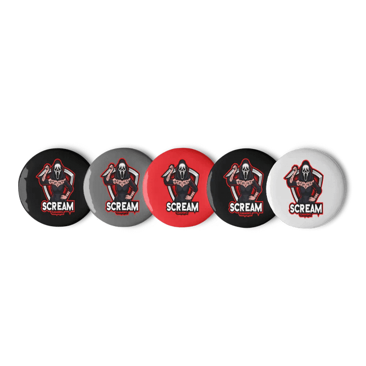 Scream Gaming Iconic Pin Buttons Set product image (1)
