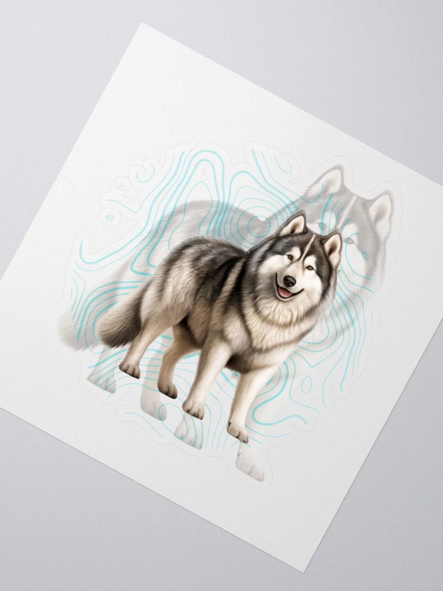 Shadowed Alaskan Malamute Sticker product image (3)