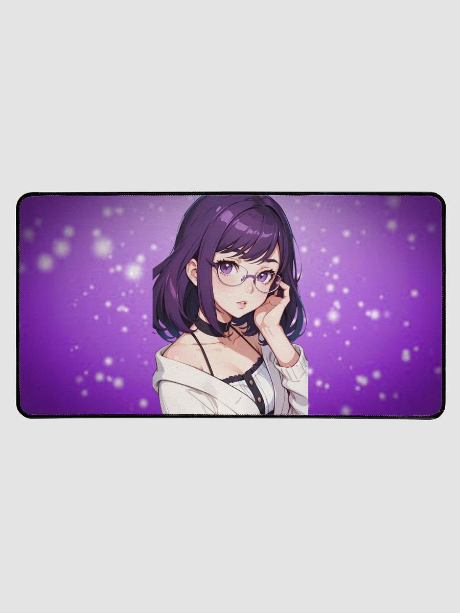(Purple WAIFU) K Desk Mat 15.5" x 31.5" product image (1)