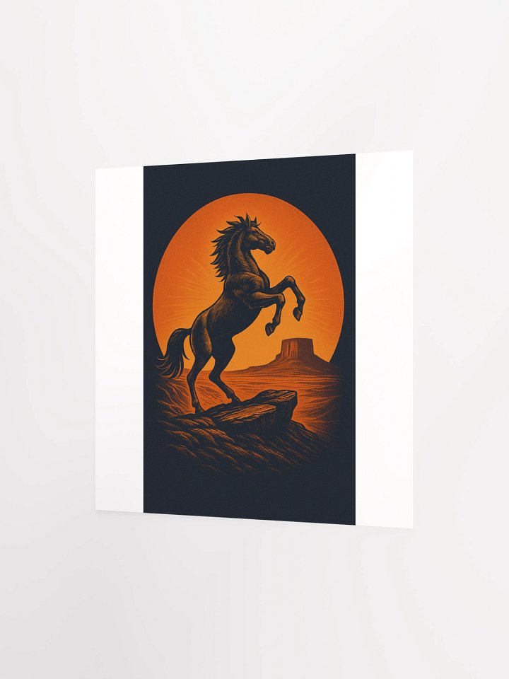 WILD HORSE IN SUNSET product image (6)