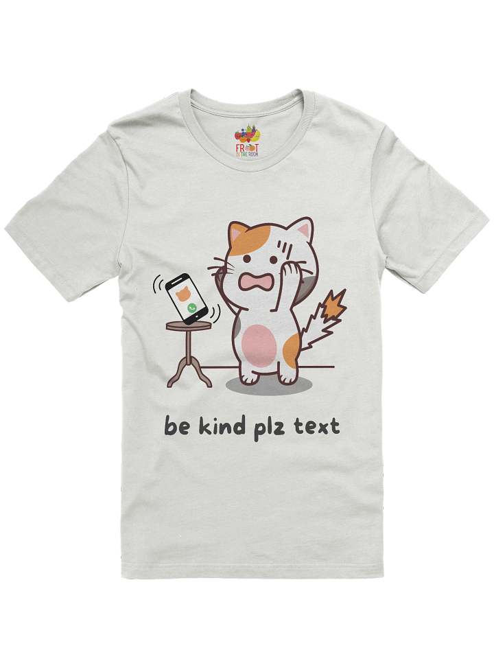 Be Kind Plz Text Cat Tee (Unisex) product image (2)