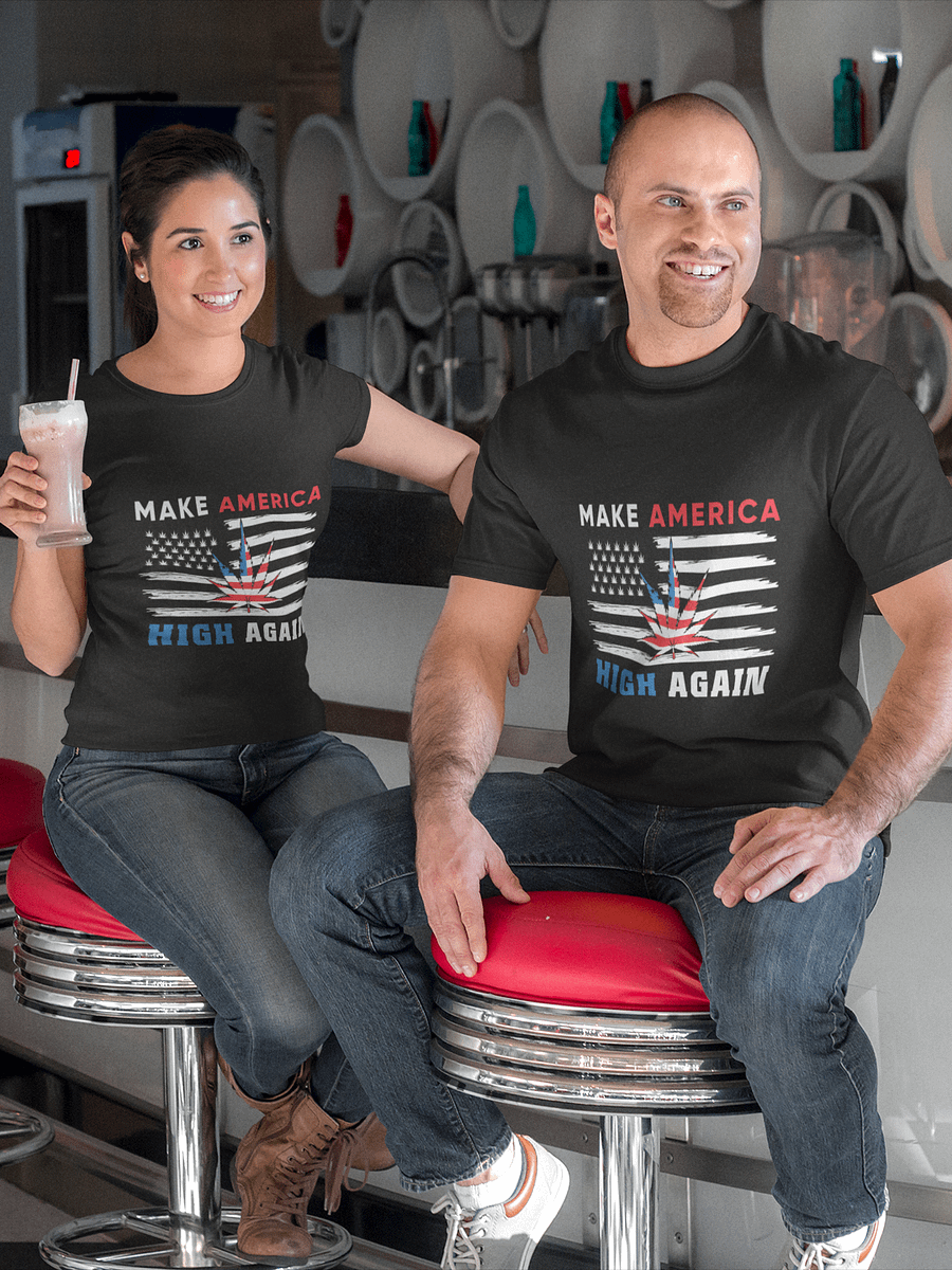 Bella+Canvas Supersoft T-Shirt - Make America High Again T-Shirt product image (1)