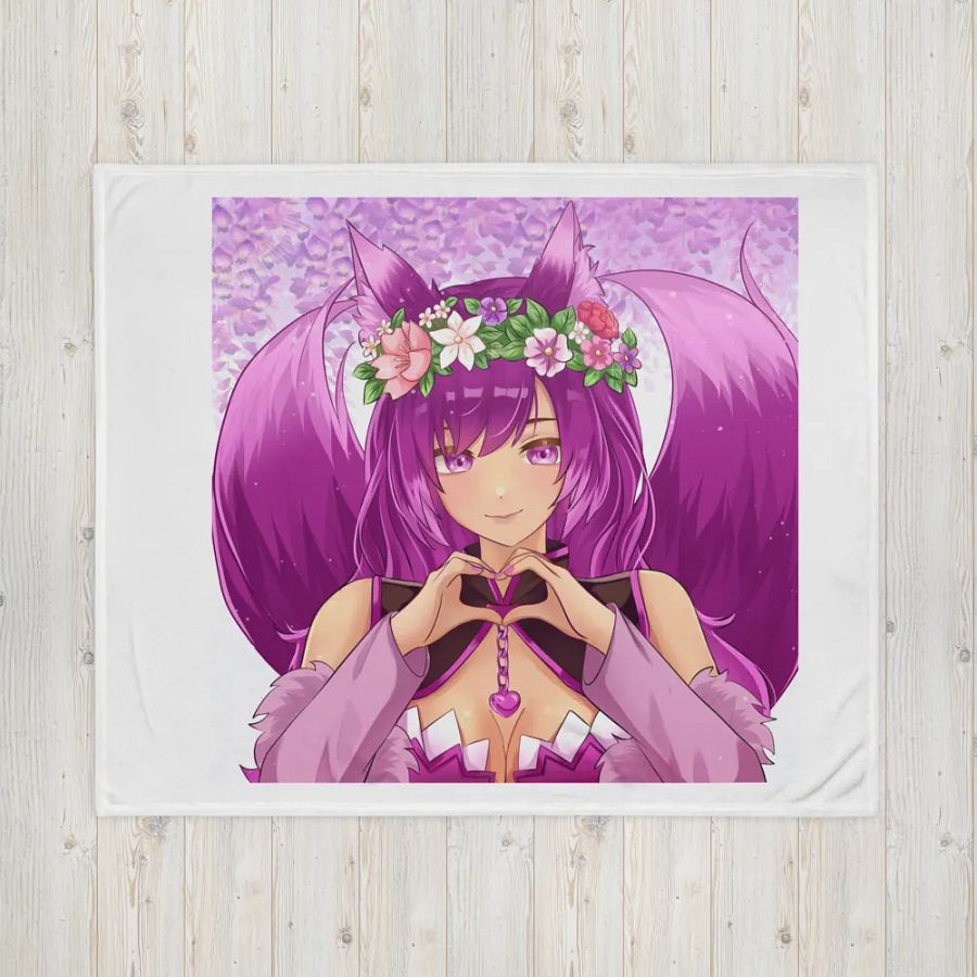 Fox-Eared Floral Bliss Throw Blanket product image (16)