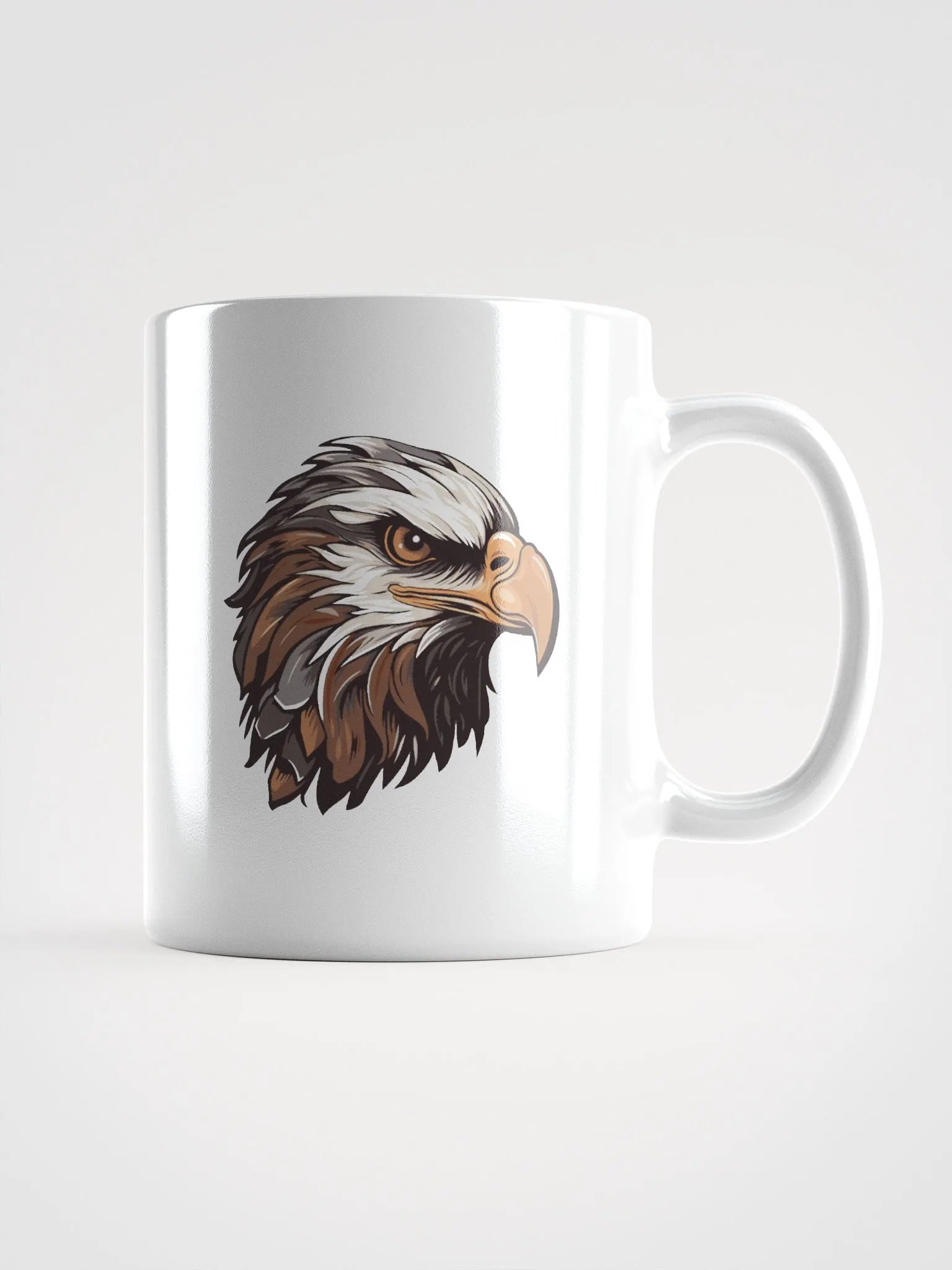 Mug - Brown Eagle Head Illustration product image (1)