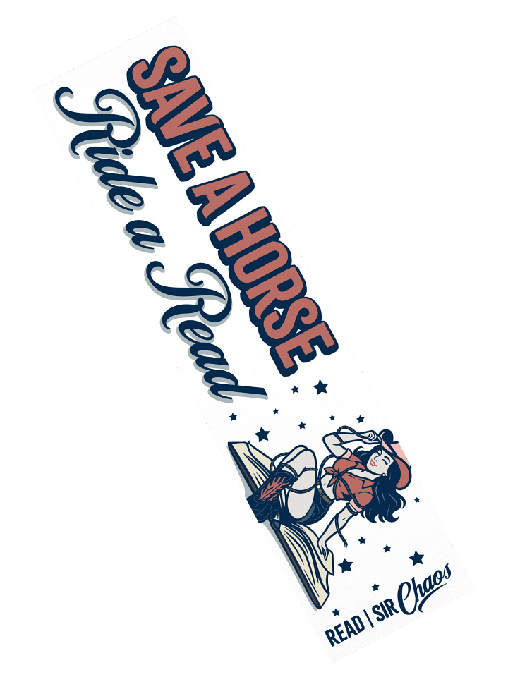 Save a Horse Long Sticker product image (2)