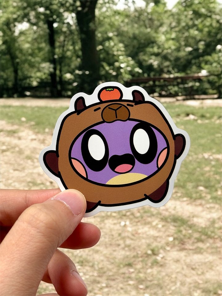 Capybara Waterproof Vinyl Stickers product image (1)