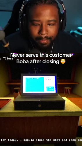 She just wanted some boba 😭 

TTV/ClassicCraig

#reels #fyp #gaming #explore #jumpscare #funny #boba #bobatea #classiccraig