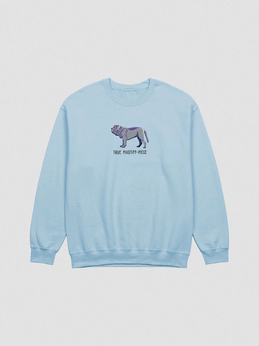 True Mastiff-Piece Sweatshirt (Embroidered) of a Neapolitan Mastiff(Blue) product image (4)
