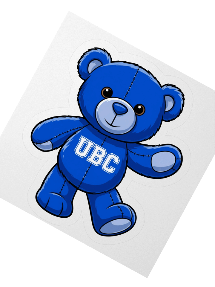 UBC "Teddy" Sticker product image (2)