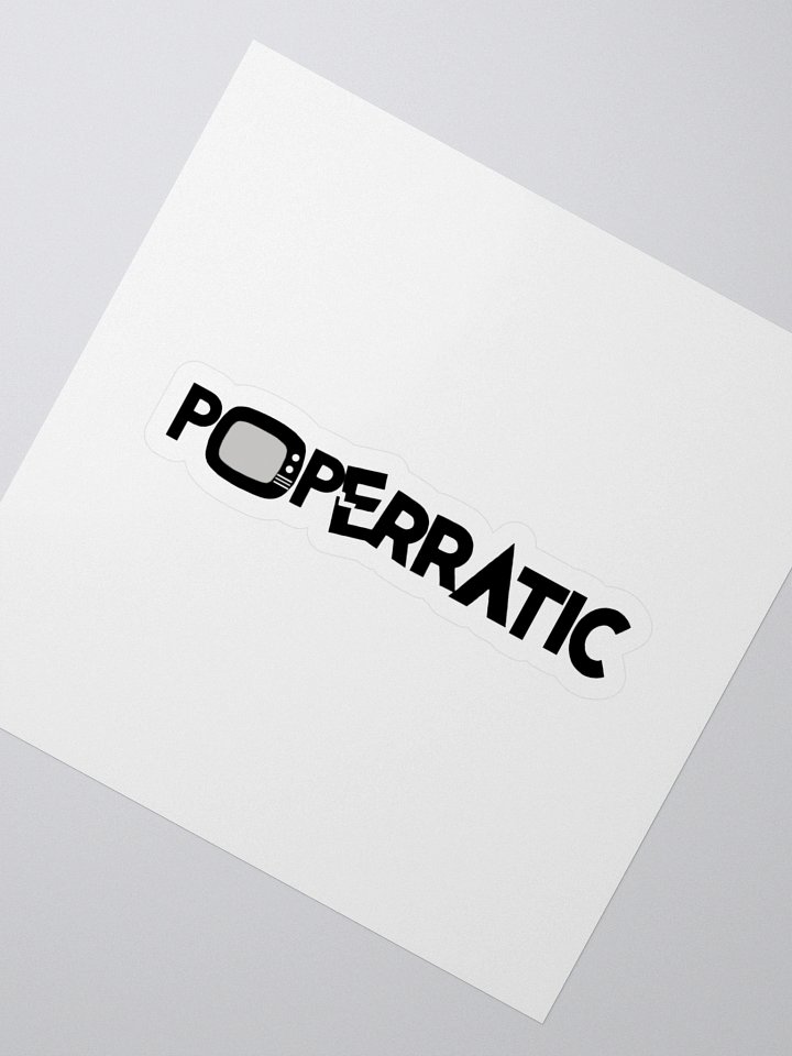 Poperratic Logo Cut Sticker product image (2)