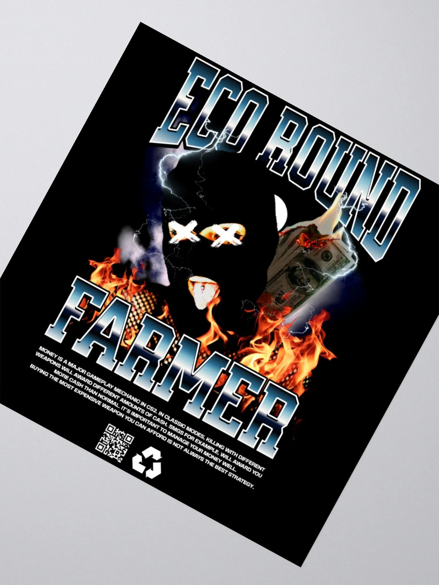 Eco Round Fragger Stickers product image (2)
