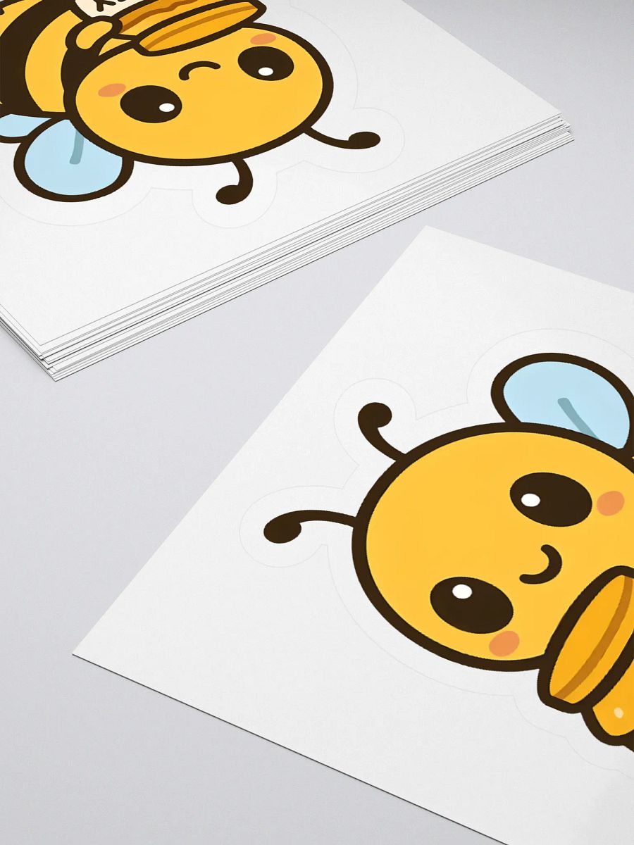 Adorable Bee with Honey Sticker product image (4)