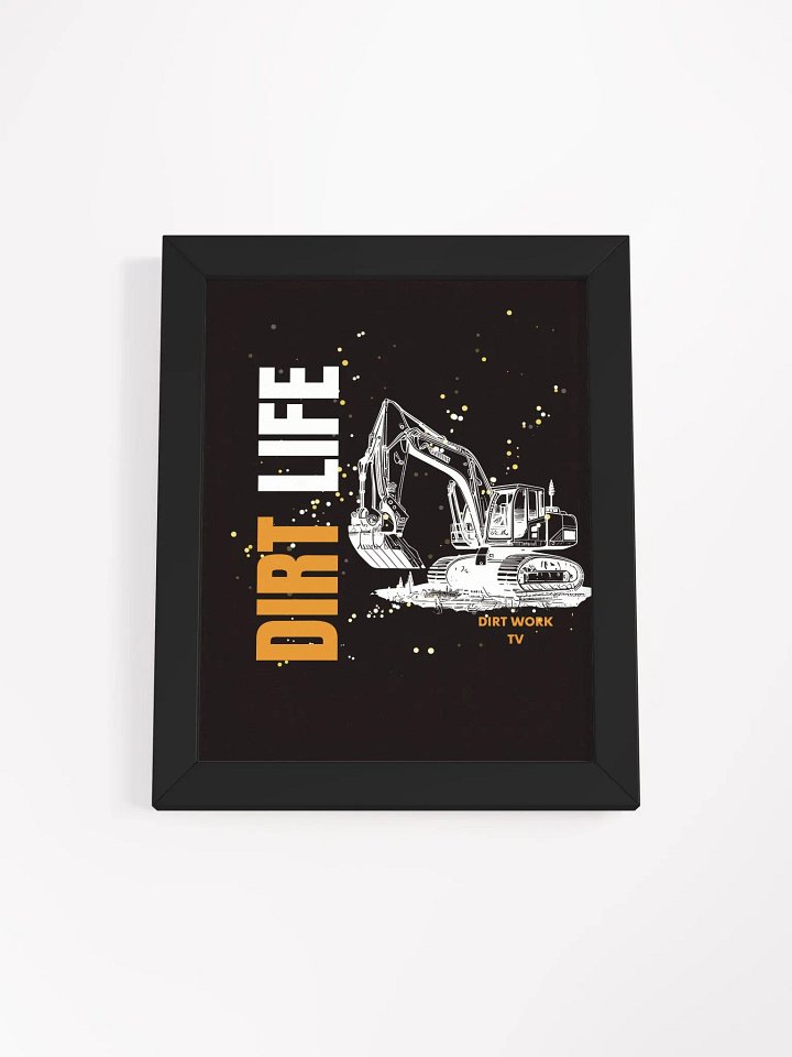 Excavator Dreams Framed Matte Poster product image (18)
