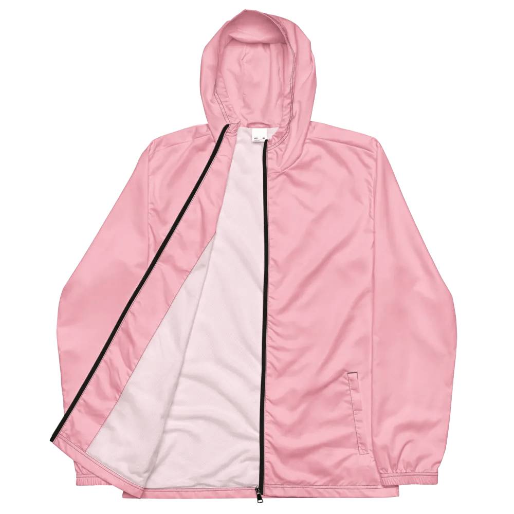 Plain Color Pink Windbreaker product image (4)
