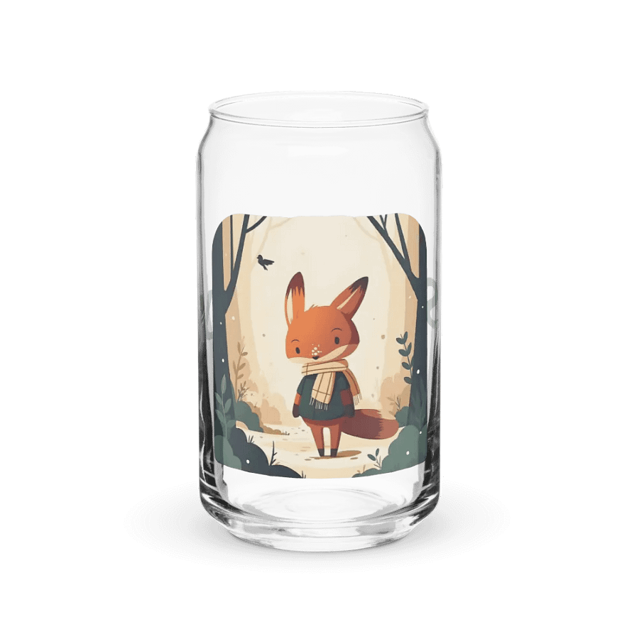 Cozy Forest Fox Glass product image (1)