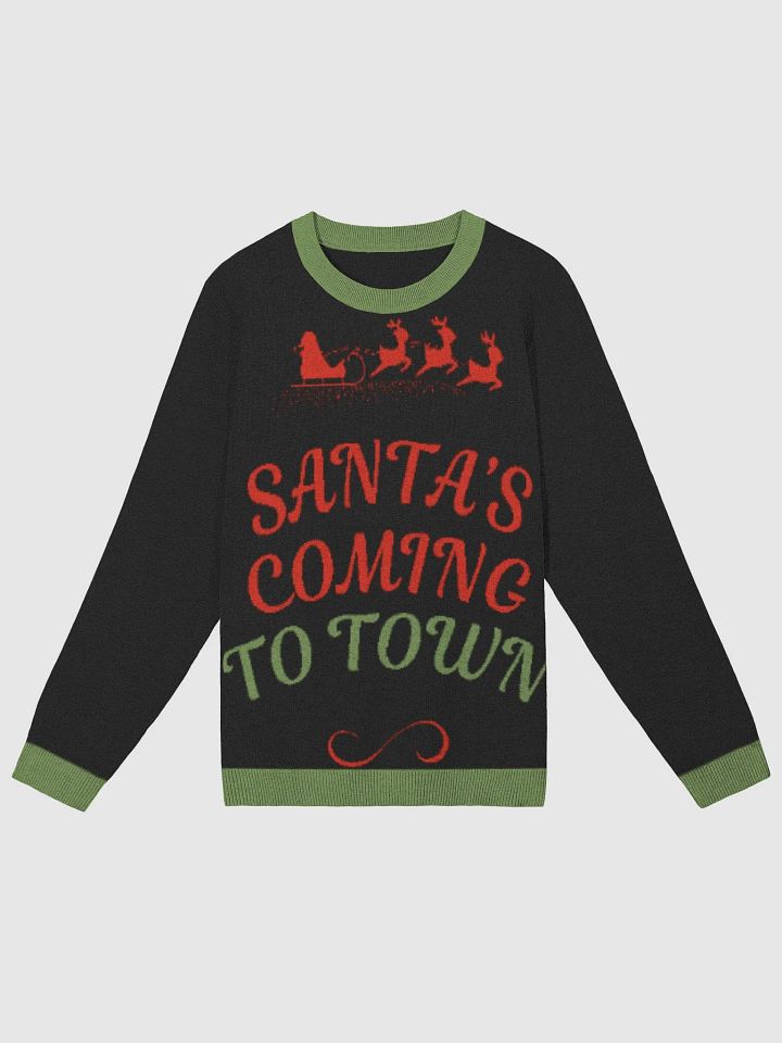 Santa's Coming Classic Crewneck Sweater product image (3)