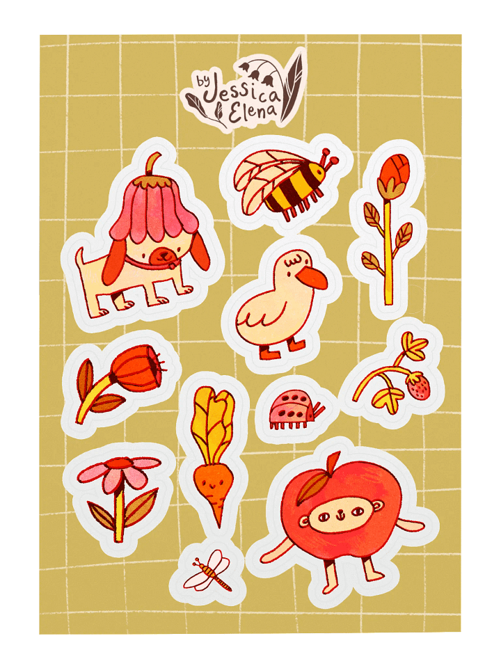 Silly Guys Sticker Sheet product image (1)