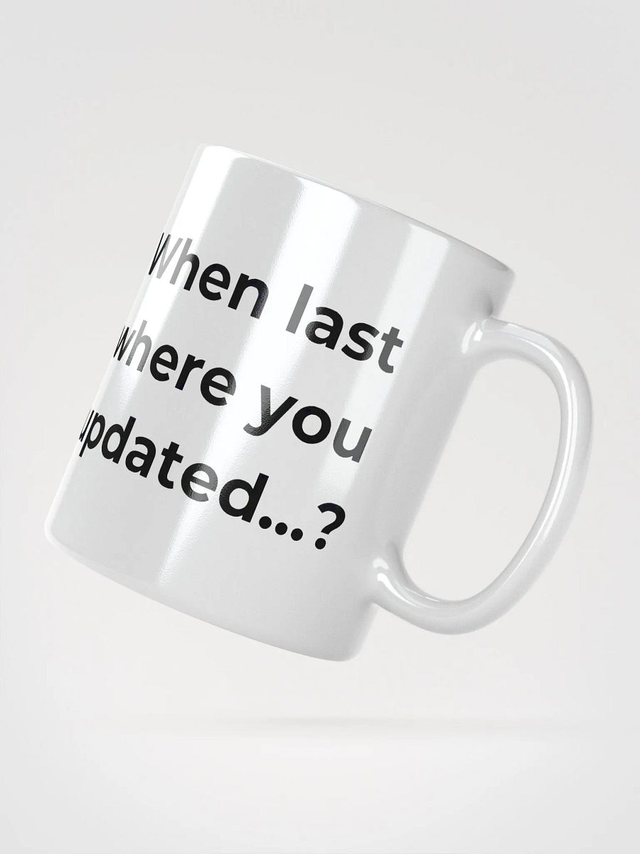 Vivid Update White Glossy Mug product image (3)