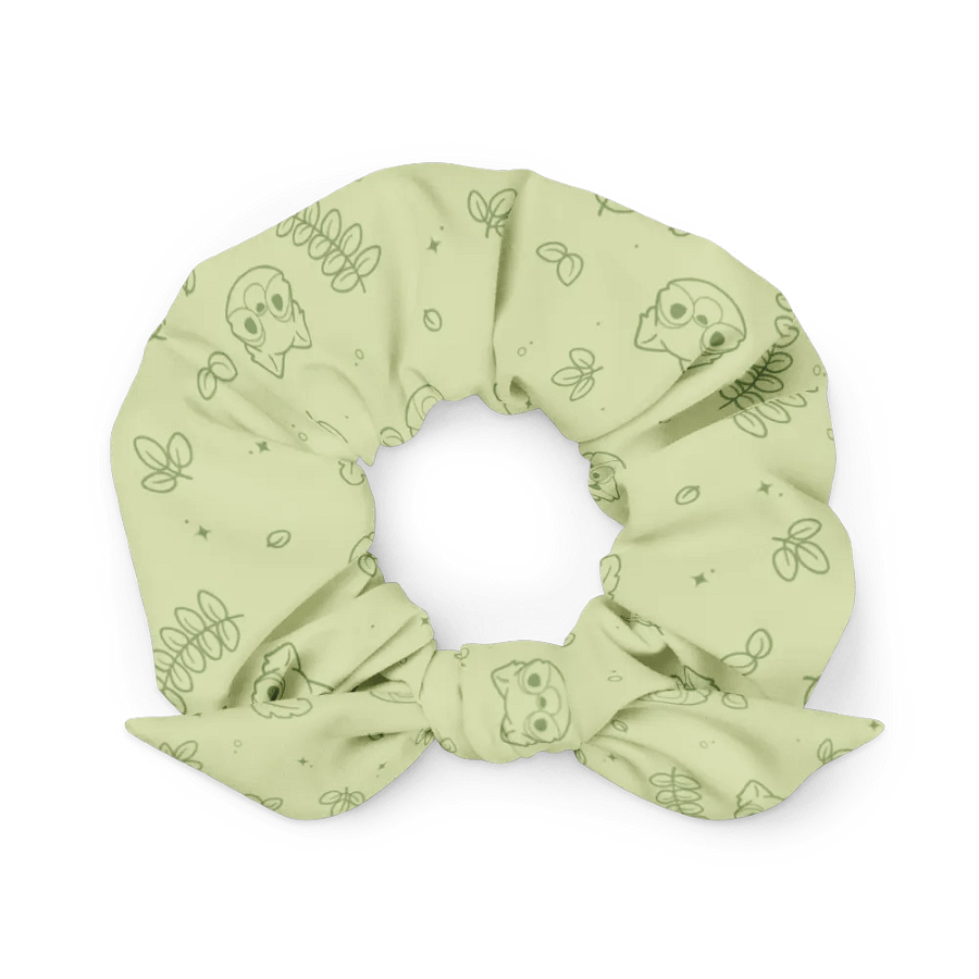 Green recycled scrunchie | Woodland frens product image (1)