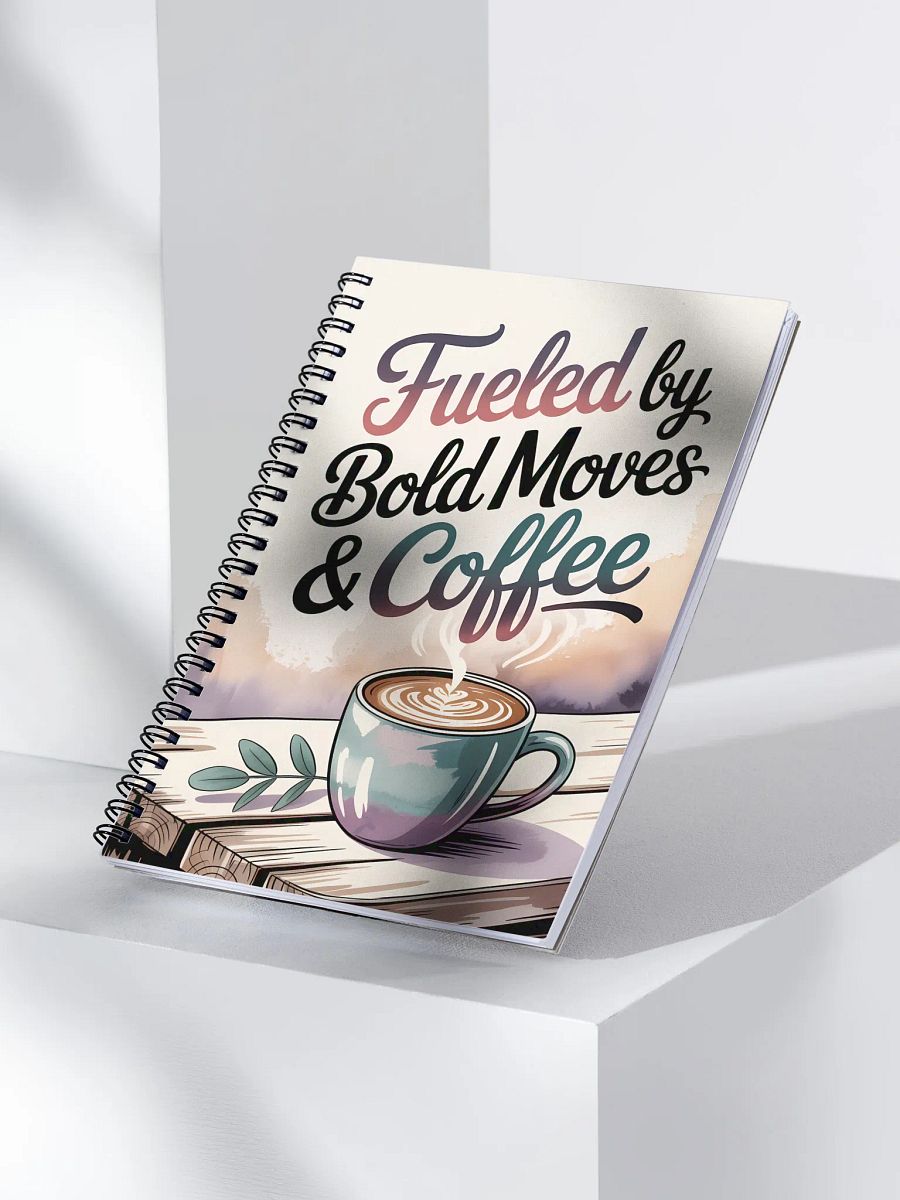 Fueled by Bold Moves and Coffee Notebook product image (3)