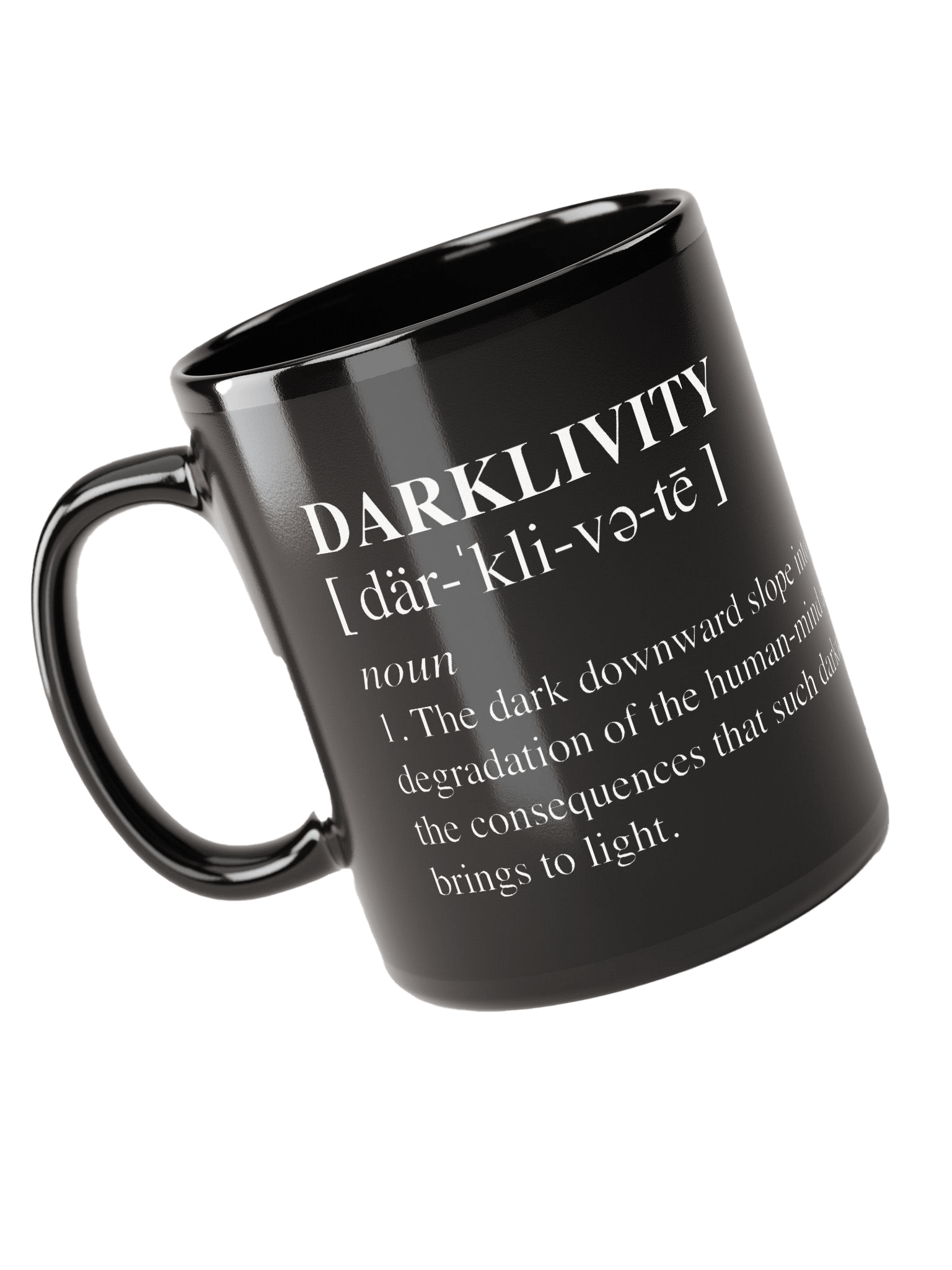 DARKLIVITY Definition Mug | Black product image (1)
