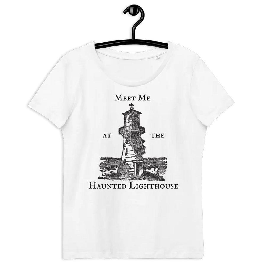 Haunted Lighthouse Organic Cotton Fitted Tee product image (11)