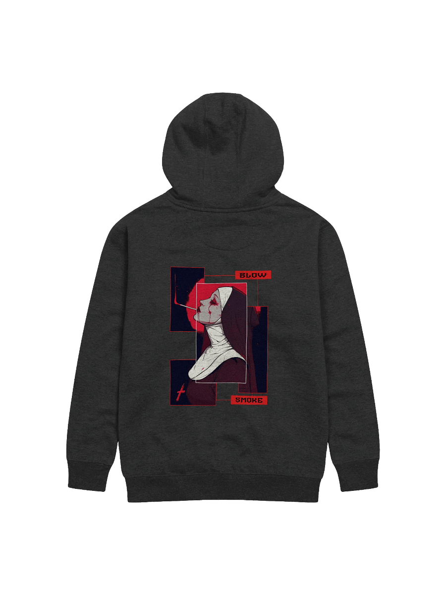 "Blow Smoke" Back Unisex Printed Hoodie product image (2)