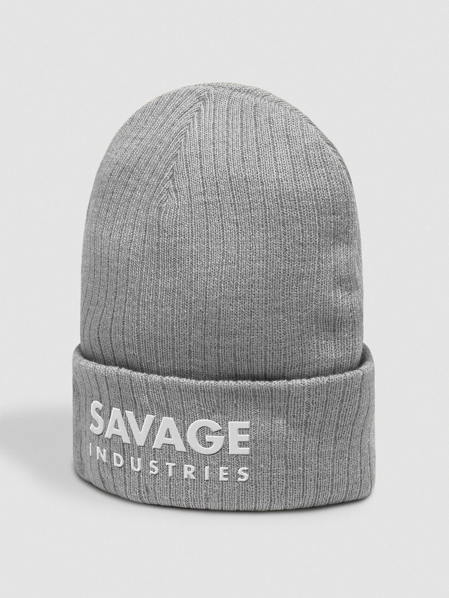 Savage Industries - White logo (Beanie) product image (5)