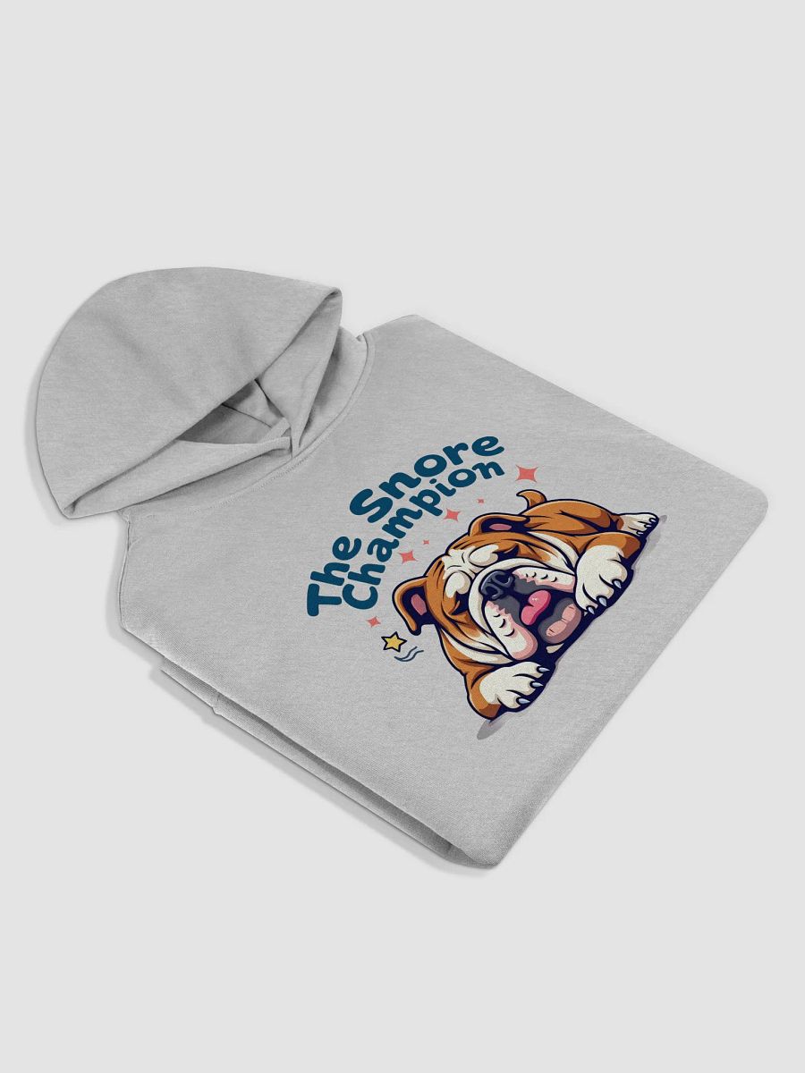 Bulldog: The Snore Champion Hoodie – The Ultimate Cozy Must-Have for Bulldog Lovers! product image (3)