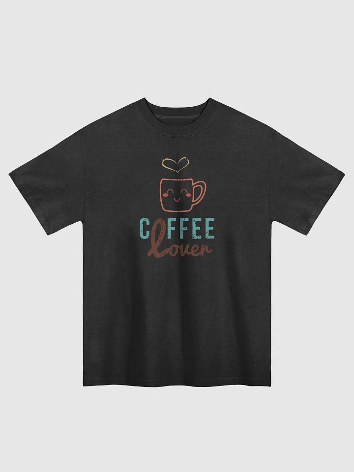 Coffee Lover Oversized T-Shirt by AS Colour 5082 | Premium Faded Tee for Casual Style product image (31)